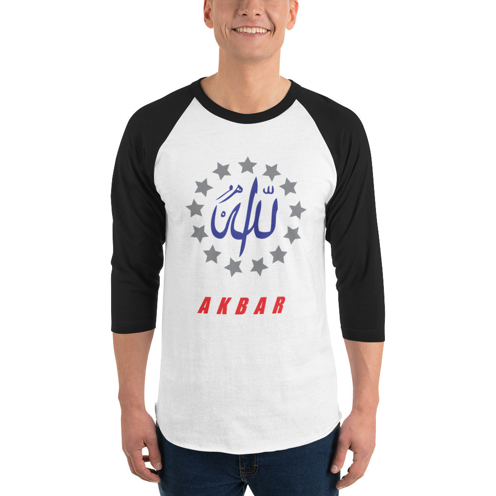 3/4 sleeve raglan shirt