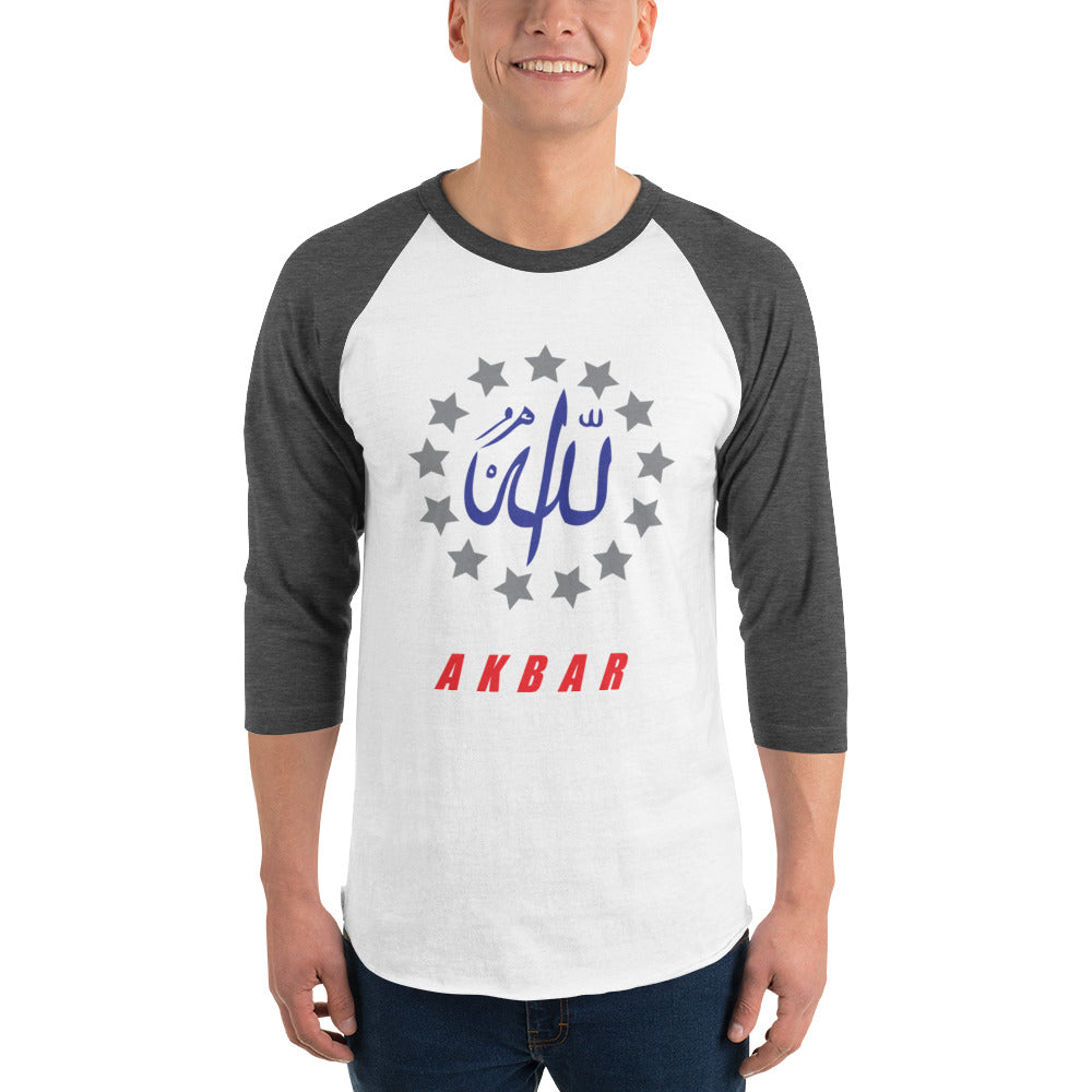 3/4 sleeve raglan shirt